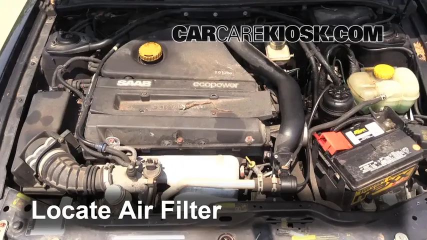 2002 Saab 9-3 SE 2.0L 4 Cyl. Turbo Hatchback (4 Door) Air Filter (Engine)